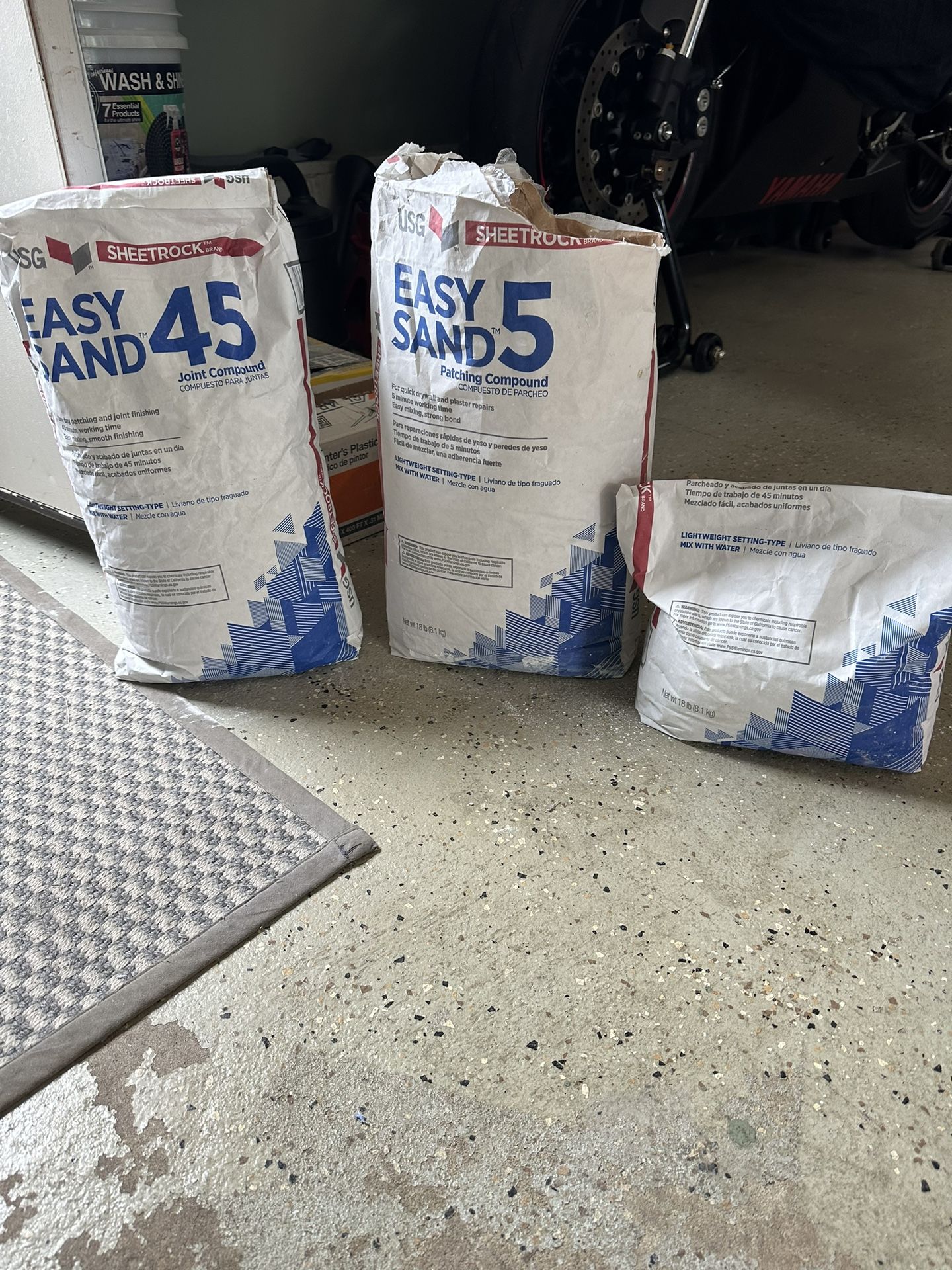 USG Sheetrock Brand 18 lb. Easy Sand 45 Lightweight Setting-Type Joint Compound