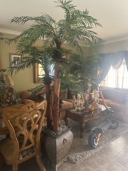 8 foot artificial palm tree