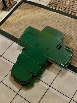 New Green Corrugated Flat Pkg for Small Box, 20pcs