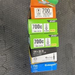 5 Road Bike 700c Inner Tubes 