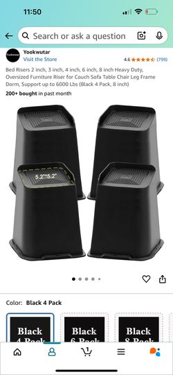 8” Bed Risers