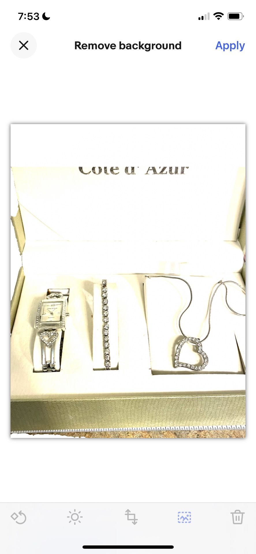 Côte d’Azur Ladies Watch Bracelet & Necklace