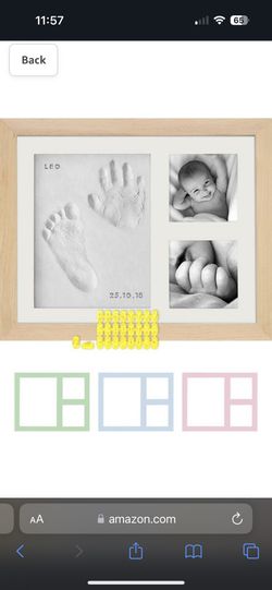 Baby Hand And Foot Print Photo Frame