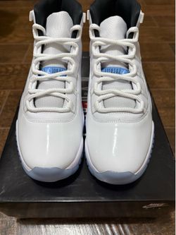 Air Jordan 11 Retro, legend blue, men’s size 12 shoes.