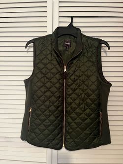 Womens Dark Green Vest