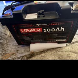 Lifepo4, 2 Battery 12V100Ah