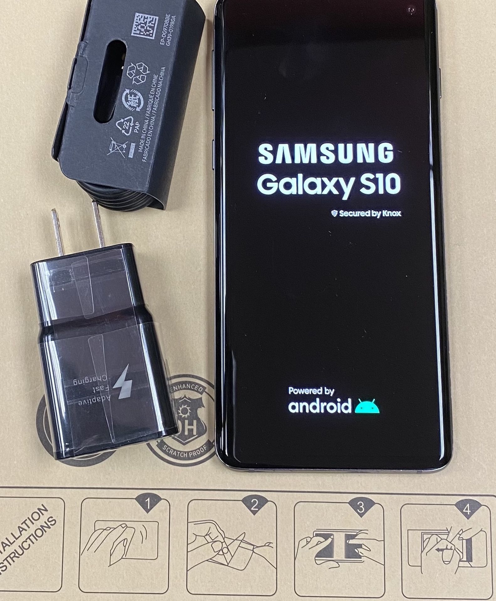 Samsung galaxy s10 128 gb unlocked, sold with store warranty