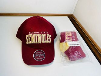 Florida State Seminoles authentic zephyr hat and socks bundle