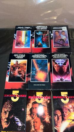 Star Trek and Babylon 5 vhs bundle $25 for all