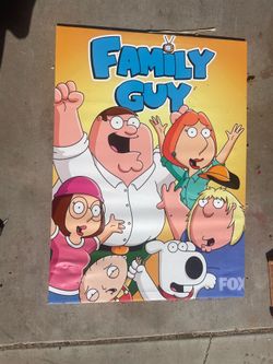 Huge Family guy vinyl canvas.
