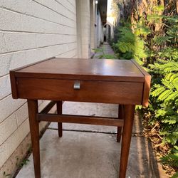 MCM Walnut End Table designed by Merton Gershun