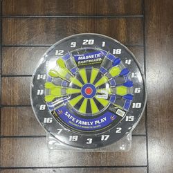 NEW Triumph Magnetic Family Dartboard Set with Colored Darts Team Play Game