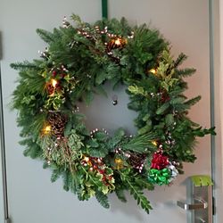 Holiday Decorated Wreaths