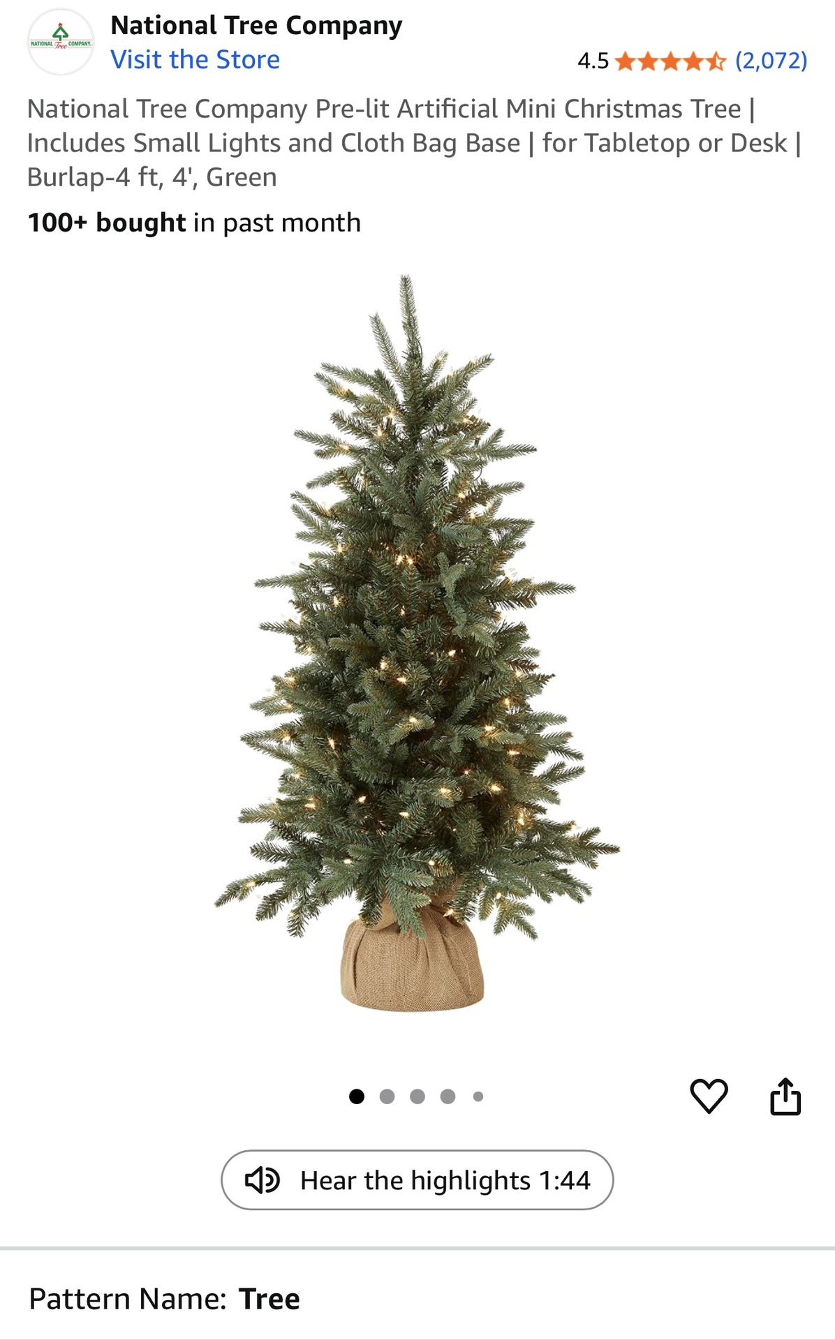 4 Foot Christmas Tree