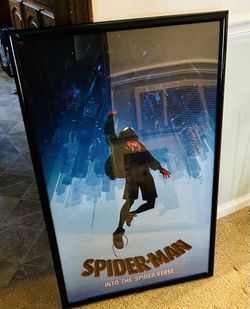 Large Framed Spider-Man Poster 
