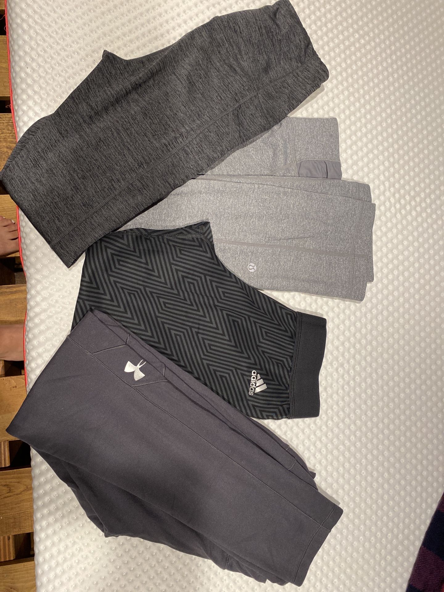 Yoga Pants Lot- LULU, UNDER ARMOR, ADIDAS