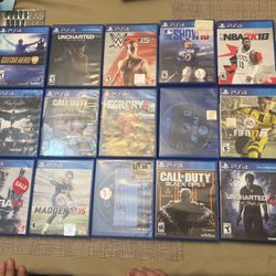 18 PS4 Games & PS3