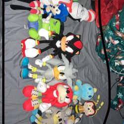 Sonic plushies for sale 