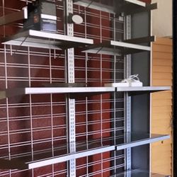 Stainless Steel Metal Double Sided Rack Like New Price Reduce Asking $$275.