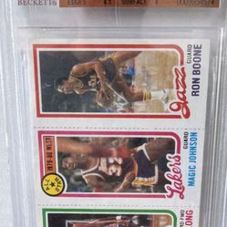 1980 Magis Johnson topps BVG 8