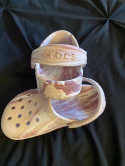 Little girls crocs and boots size 9 sold together