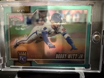 Bobby Witt Jr. Topps Chrome Numbered /199 Card