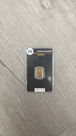 1 gram gold bar