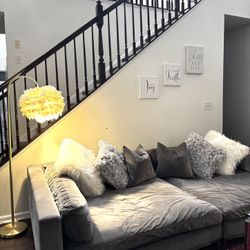 Oversize Two Pieces Couch 