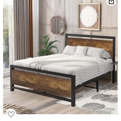 Full Bed frame With Headboard