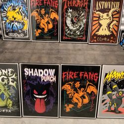 Pokemon Posters Framed 