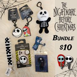 THE NIGHTMARE BEFORE CHRISTMAS Jack Skellington and Sally Bundle 💀🎃✨️