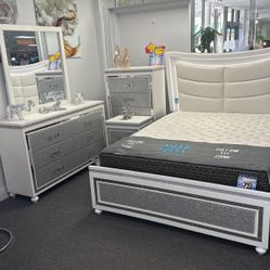 Blowout Furniture Sale Now🚨Beautiful Modern White Bedroom Furniture Sets All In Stock 40-70% Off DONT MISS OUT🚨