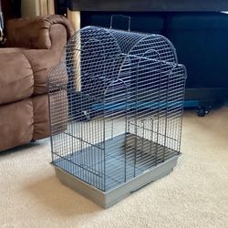 Clean You & Me Small Bird Cage, Habitat   Size: 22”H X 16.5”W X 11.5” D. Read Description 
