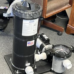 1.5hp Pump And Motor With 100 Square Foot Cartridge Filter 