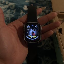 Used Apple Watch, Black. The Last Picture Is For Reference Of Which One It Is