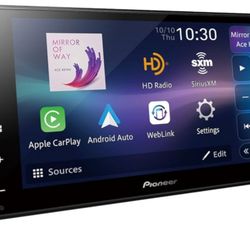 Pioneer DMH-W3050NEX 6.8" Capacitive Touchscreen, Double Din – Wireless & Wired Apple CarPlay & Android Auto, Bluetooth, Backup Camera, Maestro, FLAC,