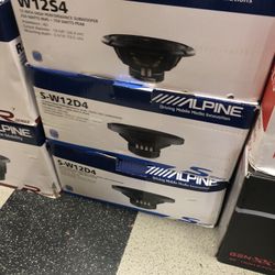 Alpine 12 Inch Subwoofer Today! 79.99