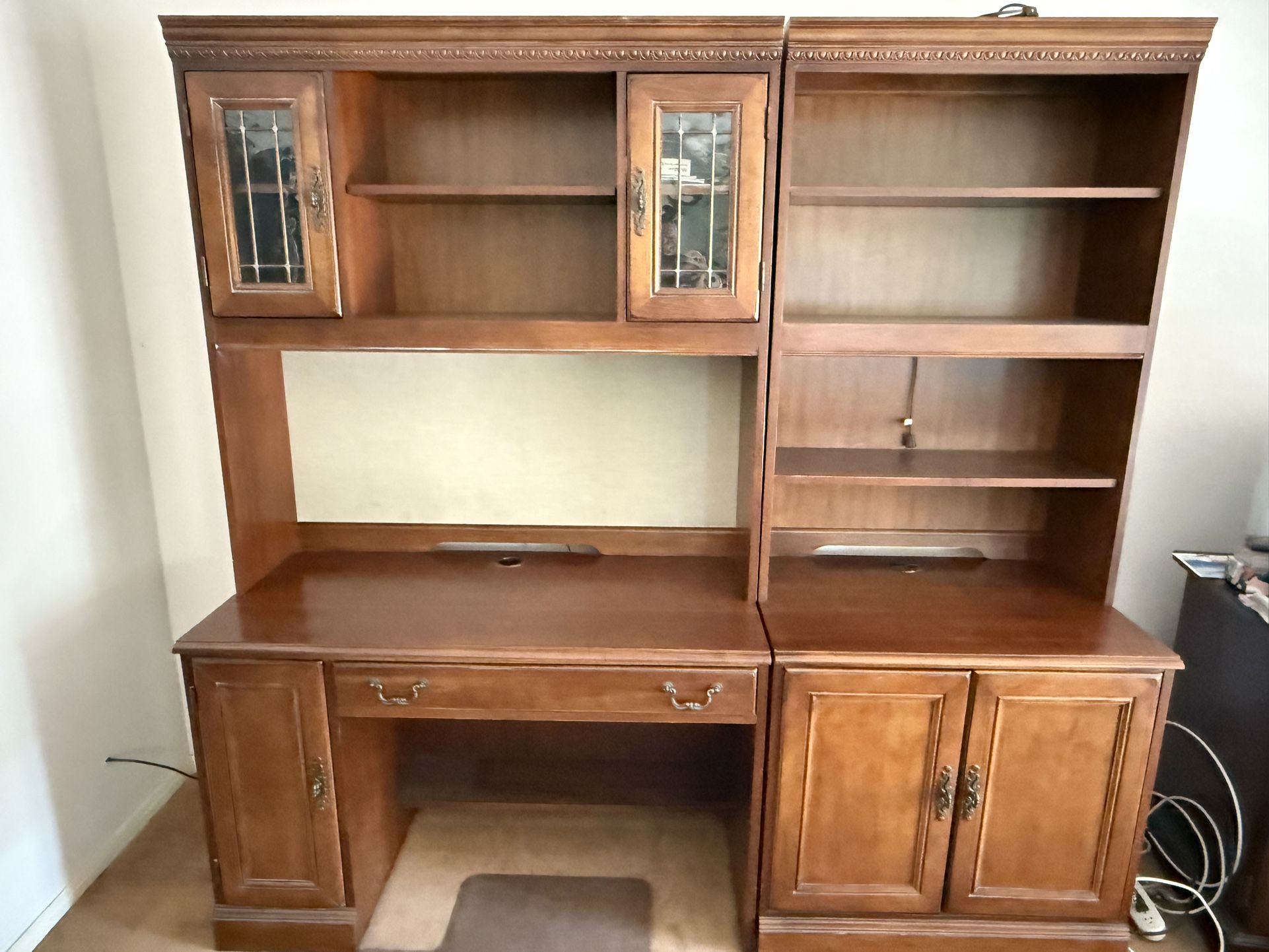 Computer Desk And Storage