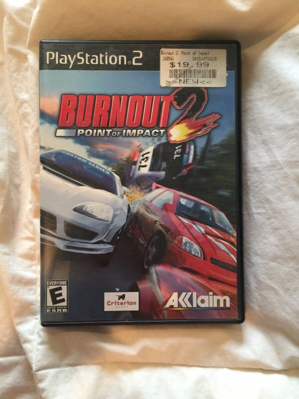 PS2 Burnout 2 Point of Impact game