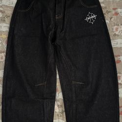 Culture Kings Loiter F-16 Balloon Jeans Indigo size 32