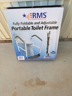 Portable Toilet Handicap Support Frame
