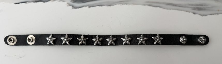 Chrome Hearts 2 button leather bracelet. No trades!
