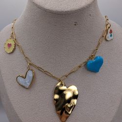 Collar Lluvia de Corazones