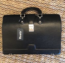 New genuine leather briefcase