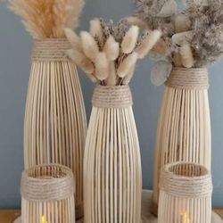Handmade Boho Decorative Vases 🌾