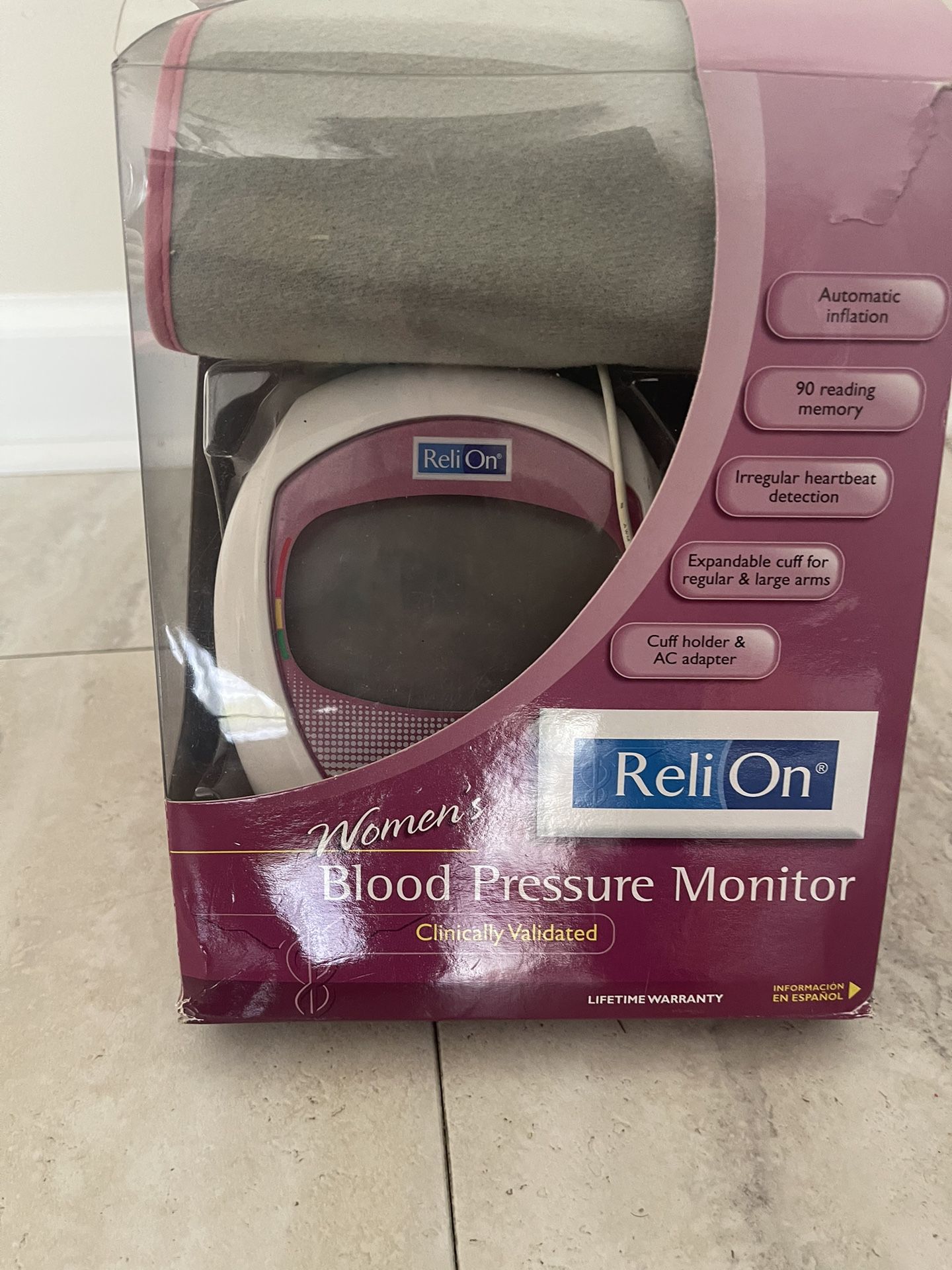 Relion Blood Pressure Monitor 