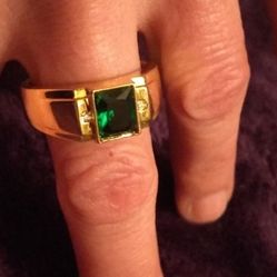 Men's Engagement Signet Ring Sz 11