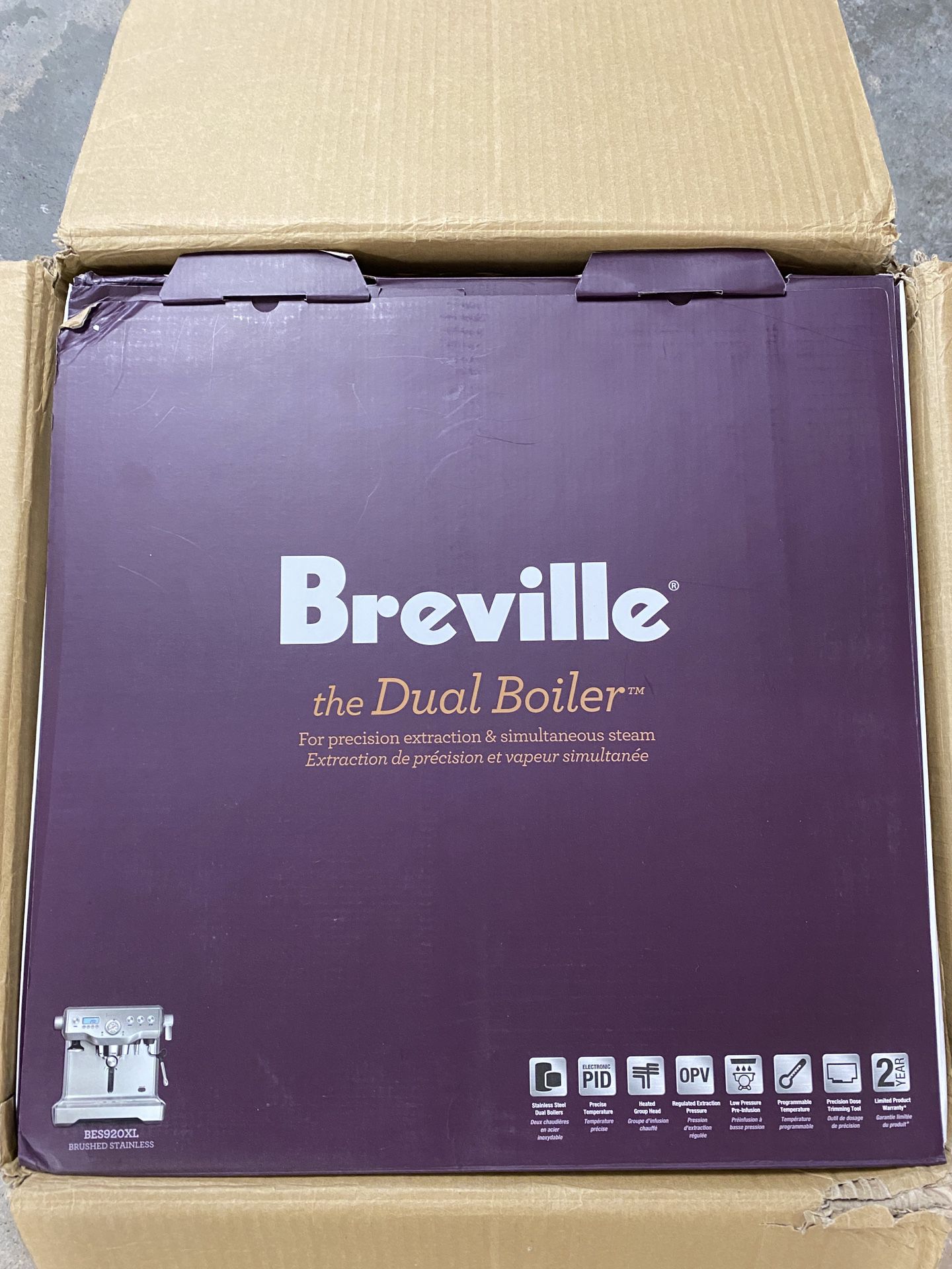 Breville BES920XL Dual Broiler Espresso Machine