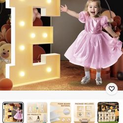 Marquee numbers Different Sizes Light Up Numbers Letters And Designs , New 