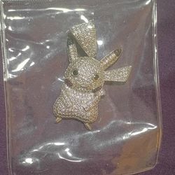 Iced Out Pokemon Pendant 